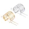 SOESFOUFU 2pcs Vintage Chinese Hair Cuff Bun Decorative Stick for Women Hollow Floral Design in Gold and Silver for Weddings and Special Occasions view 1