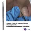 Guide for ingrown toenails, Ps Star 363P PODO PRO. Podiatry Cutter Guide for ingrown toenails. Ideal for Pedicure and Podiatry. Surgical Steel with Cobalt Alloy view 3