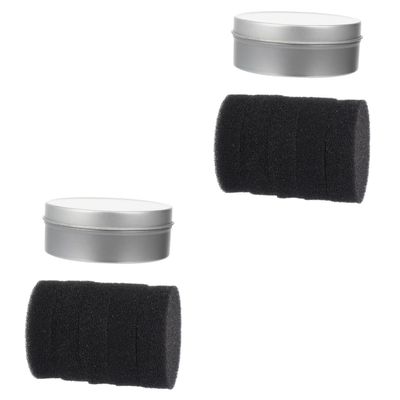 minkissy 2sets Facial Brush Skin Cleansing Cleaning Brush Reusable Cleaner Sponge