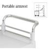 AKALNNB Movable Trolleys,Large 3 Shelf Beauty Trolley Spa Storage Cart on Wheels, Heavy Duty Rolling Trolley, Stainless Steel & Abs Plastic/with Drawer/L (with Drawer S) view 3