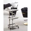 AKALNNB Beauty Cart Rolling Tool Trolley Cart, 2 Tier Storage Tray, Salon Trolley Cart for Beauty Hair Salon Tattoo Spa Clinic Studio Home,Gold (Silver) view 2