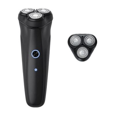 BJFSEAFN Electric Shaver for Men Floating Head USB Rechargeable Electric Razor High Face Shaving Machine Power Beard Trimmer(Black 1 Razor Head)