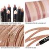 evpct 8Pcs Cream Eye Shadow Brightener Sticks Makeup Sets, Champagne Pearl Bronze Putty Sand Orchid Rose Gold Shimmer Matte Eyeshadow Eyeliner Pencil Applicator Stick Palette Makeup for Older Women 08 view 4