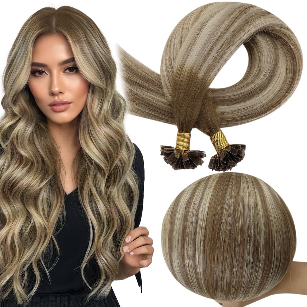 Full Shine U Tip and K Tip Hair Extensions 20 Inch