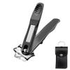 360 Degree Rotating Long Handle Fingernail Clipper (Black) view 1
