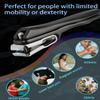 360 Degree Rotating Long Handle Fingernail Clipper (Black) view 4