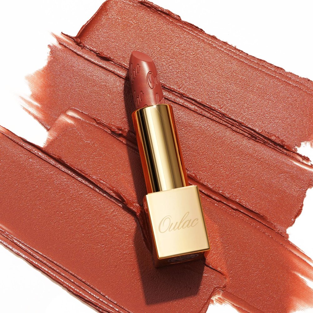 Oulac Maple Matte Lipstick with Glow Metallic Finish - Vegan Lipstick for Women, Creamy Texture, Hydrating Clean Beauty Formula, High-End Magnetic Hook Design, GM07 Outrageous