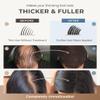 CONFIERR Keratin Hair Fibers for Men & Women - Fill In Fine or Thinning Hair, Instantly Thicker, Fuller Looking Hair (Dark Brown 15g) view 3