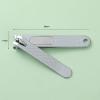 GFAZXDS Nail Clipper Curved Blade 1 Pack Stainless Steel Ingrown Toenail Tool, for Trimming Grooming Easy to Use for Men and Women view 2