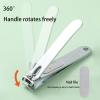 GFAZXDS Nail Clipper Curved Blade 1 Pack Stainless Steel Ingrown Toenail Tool, for Trimming Grooming Easy to Use for Men and Women view 3