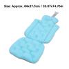 Depisuta Full Body Bath Pillow for Bathtub, Luxury Tub Pillow for Bath for Headrest Neck and Back Support, Bathtub Cushion with Powerful Non Slip Suction Cups, Soft Comfortable Bath Cushion (Blue) view 3
