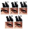 5Pcs Double-headed Liquid Eyeliner Stamp Pencil Set, Winged Eye-liner Pen, Long-lasting Black Tattoo Eye-liner delineador de ojos (Heart/Flower/Star/Butterfly/Cone) Shape Eye Liner Pencil for Women view 2