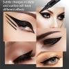 5Pcs Double-headed Liquid Eyeliner Stamp Pencil Set, Winged Eye-liner Pen, Long-lasting Black Tattoo Eye-liner delineador de ojos (Heart/Flower/Star/Butterfly/Cone) Shape Eye Liner Pencil for Women view 3