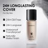 CARSLAN Lasting Cover Foundation, 24H Longlasting Full Coverage Matte Finish Face Makeup, Poreless, Lightweight, Waterproof, Oil Free Liquid Foundation, N01 view 3