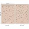 Rasmet 3PCS Silicone Tattoo Training Pad - 1.5mm Thickness Double Sided Pre-printed Gray Design for Fine Line and Tiny Practice Skin - Line Practice and Shading view 2