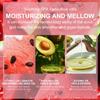 2 PACKS Lip Scrub, Deep Moisturizing, Nourishing Lips, Gentle Exfoliating And Moisturizing Lips, Home Lip Care For Men And Women Dark Lip Corrector, 1.76 fl oz, Watermelon & Orange view 3