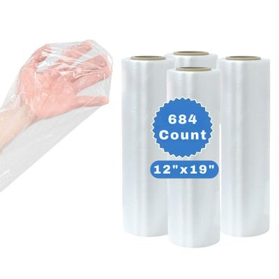 TP Plastic Paraffin Wax Bags for Hands and Feet 684 Count, 12" x 19" Disposable Plastic Liners for Paraffin Wax Machine, Bath Gloves and Socks Covers for Hand Foot Spa Treatment, Moisturizing Use