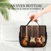 VFKLT Hanging Toiletry Bag Guitar Collection Travel Makeup Bag Organizer Waterproof Cosmetic Bag for Women Men view 3
