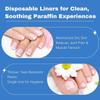 TP Plastic Paraffin Wax Bags for Hands and Feet 764 Pcs, 12" x 17", 15 Micron Disposable Plastic Liners for Paraffin Wax Machine, Paraffin Glove Socks for Spa Wax Treatments, Bath Hand Foot Use view 2