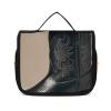 VFKLT Hanging Toiletry Bag Cowboy Black Hat Western Boots Travel Makeup Bag Organizer Waterproof Cosmetic Bag for Women Men view 1
