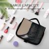 VFKLT Hanging Toiletry Bag Cowboy Black Hat Western Boots Travel Makeup Bag Organizer Waterproof Cosmetic Bag for Women Men view 4