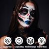 Drawdart Black Cream-Blendable Face Paint Stick, Portable Eye Black Stick for Sports, Full-coverage Cream Face Paint for Halloween SFX Makeup Cosplay Joker Costume Parties view 4