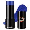 Drawdart Blue Face Paint Stick, Portable Eye Black Stick for Sports, Full-coverage Cream Face Paint for Halloween SFX Makeup Cosplay Joker Costume Parties, Cream Grease Sticks view 1