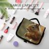 VFKLT Hanging Toiletry Bag Wildlife Forest Squirrel Travel Makeup Bag Organizer Waterproof Cosmetic Bag for Women Men view 4