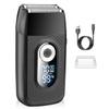 BJFSEAFN Rechargeable Electric Shaver LCD Display Portable Cordless Men's Multifunctional Reciprocating Razor Beard Trimmer view 1