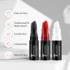 FIVEFULU Black Red White Face Paint Halloween Makeup Kit, Matte Lipstick Set Football Baseball Eye Black Stick, Body Paint Face Makeup for Halloween Zombie Clown Vampire Skeleton Joker Cosplay view 2