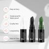 FIVEFULU Black Green White Face Paint Halloween Makeup Kit, Matte Lipstick Set Football Baseball Eye Black Stick, Body Paint Face Makeup for Halloween Zombie Clown Vampire Skeleton Witch Joker view 2