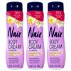 Nair Body Cream Hair Remover, Nourishing Oat Milk & Vanilla, Dermatologist Tested, 7.9 oz (Pack of 3) view 1