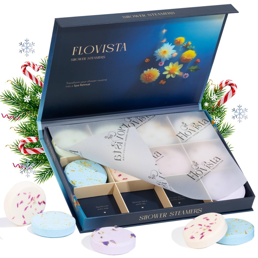 Gifts for Women, Aromatherapy Shower Steamers 12-Pack Self Care & Spa Birthday Gifts for Women, Relaxation & Stress Relief, Bath Shower Bombs with Lavender & Eucalyptus Essential Oils