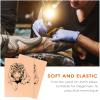 10pcs Tattoo Practice Skin, maseyboc Tattoo Skin Practice Double Sides Flexible, Fake Skin Tattoo for Tattoo Supplies, Practice Skin for Practicing for Beginners and Experienced Artists Blank view 2