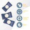Fcaeon Disposable Face Towel 100 Count Compressed Towel Tablets Individually Wrapped 97.5 Inch Portable Washcloths Compact Cloths for Travel Hiking Camping Gym Fitness Outdoor Gear Hotel Stay (Blue) view 4
