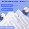 Disposable Face Towel 100 Count, Soft Cotton Clean Skin Face Towels, Dry Wipes Cotton Facial Towels Wash Cloths Tissue Thickened, Disposable Face Towelettes for Cleansing, Makeup Remover and Skincare view 2