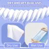 Disposable Face Towel 100 Count, Soft Cotton Clean Skin Face Towels, Dry Wipes Cotton Facial Towels Wash Cloths Tissue Thickened, Disposable Face Towelettes for Cleansing, Makeup Remover and Skincare view 3