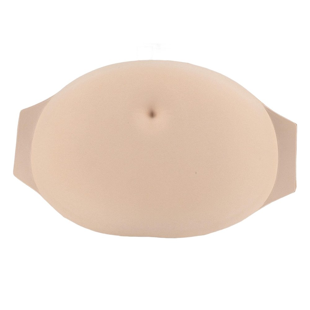 ciciglow Belly, Breathable Soft Fake Pregnant Belly Lightweight Fake Belly for Role Play, Easy To Wear (Small (5.9in))