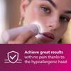 Philips Facial Hair Remover 5000 Series, Personal Groomer for Women, Cordless and Compact, with Hypoallergenic Head, Gentle and Quick Facial Hair Removal, Easy Touch-Ups, Model BRR454/00 view 3