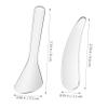 BEBEMOKO 2pcs Beauty Tools Stainless Steel Makeup Spatula Skincare Lotion Scoop Portable Beauty Spatula for Face view 2