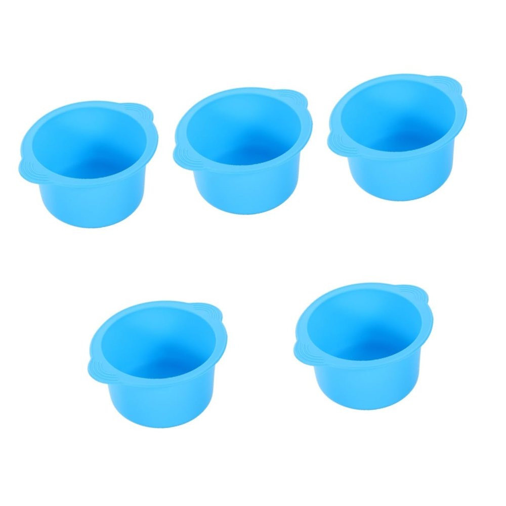 MERRYHAPY 5pcs Silicone Wax Pot Liner Wax Warmer Bowl Replacement Hair Removal Heater for Smooth Skin