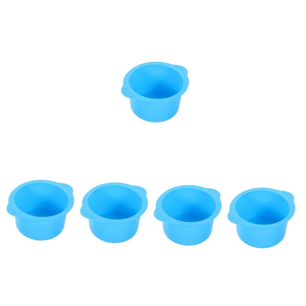 Beatifufu 5pcs Hair Removal Wax Warmer Liner Silicone Bowl Wax Melts Warmer Bowl