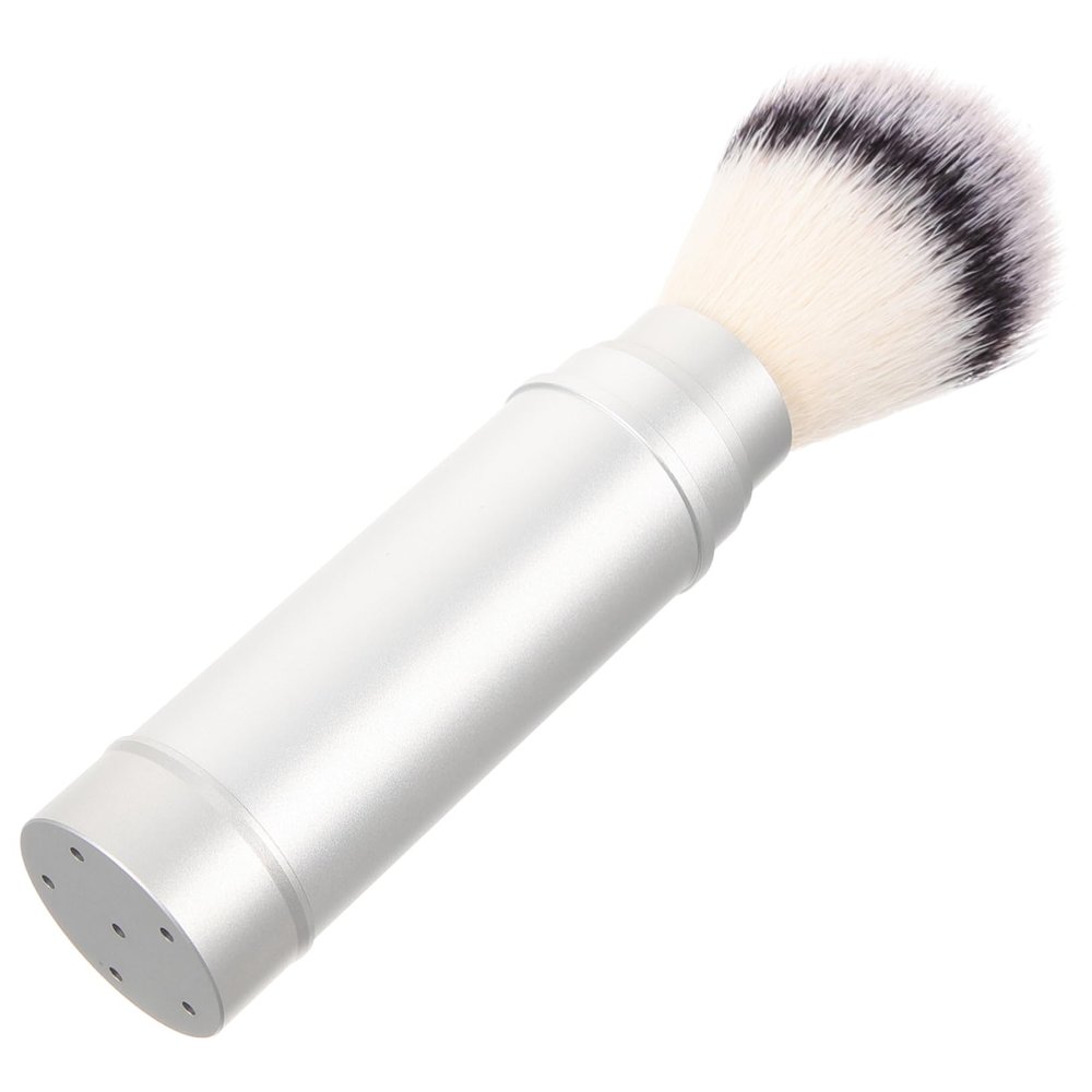 AUTSUPPL Shaving Brush for Men Portable Travel Beard Brush Nylon Bristles for Facial Cleansing and Creating for Home and Travel Use