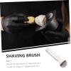 AUTSUPPL Shaving Brush for Men Portable Travel Beard Brush Nylon Bristles for Facial Cleansing and Creating for Home and Travel Use view 2