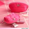 Barbie Pink Makeup Bag Set Official License, Quilted Large and Small Cosmetic Travel Bag, Cute Make Up Bags view 2