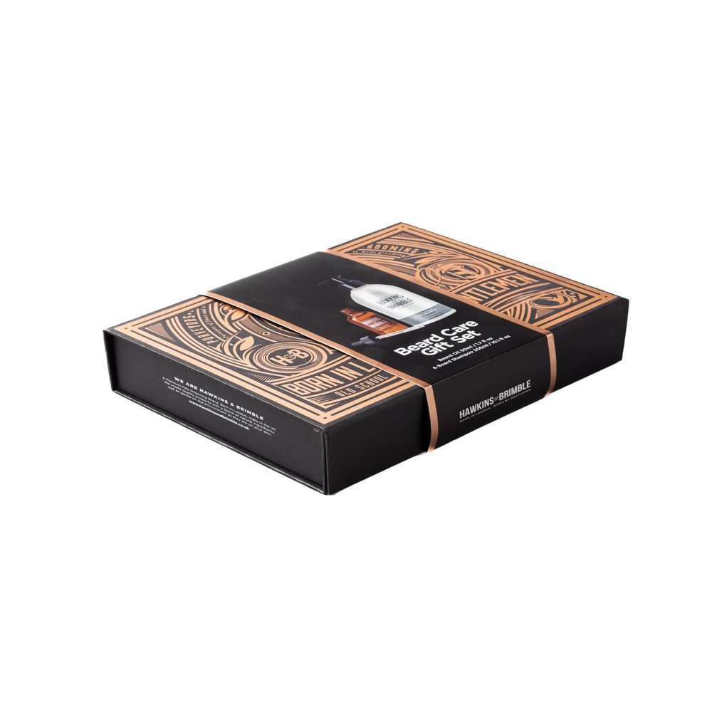Hawkins & Brimble - Beard Gift Set Box (Beard Shampoo, Beard Oil)