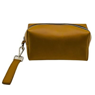 ROYAL Elegant&Practical Leather Toiletry Bag (Camel)