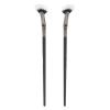 2pcs Fan Mascara Brushes, Enhance Lower Lashes Fan Eyelash Brush, Double LayerPrevent Clumping, Mascara Fan Bent Brush for Salon view 3