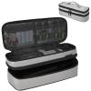 OUUTMEE Double Layer Travel Carrying Case Compatible with Shark Flexstyle, Storage Case for Revlon One-Step Hair Dryer and Volumizer Hot Air Brush Portable Organizer Bag for Dyson Airwrap Styler view 2