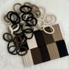 100 pcs Ouchless Hairs Ties, Cotton Seamless Ponytail Holders, Damage-free Elastics Hair Bands for All Hair Types view 4